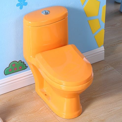 儿童卫浴彩色马桶 陶瓷坐便器 幼儿园陶瓷座便器小孩马桶坐厕坐便