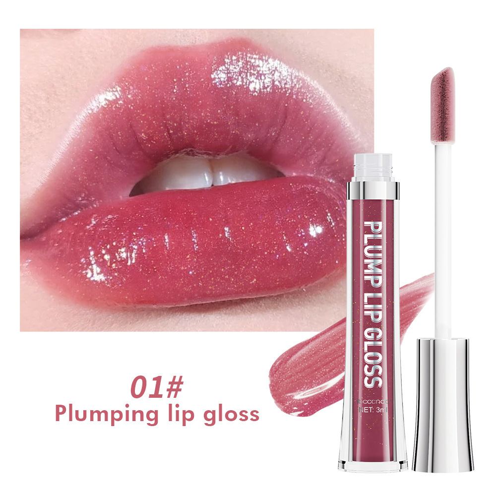 Ibcccndc New Dudu Lip Gloss Lightweight Lip Balm Colored Glass Mirror Liquid Big Mouth Lip Gloss