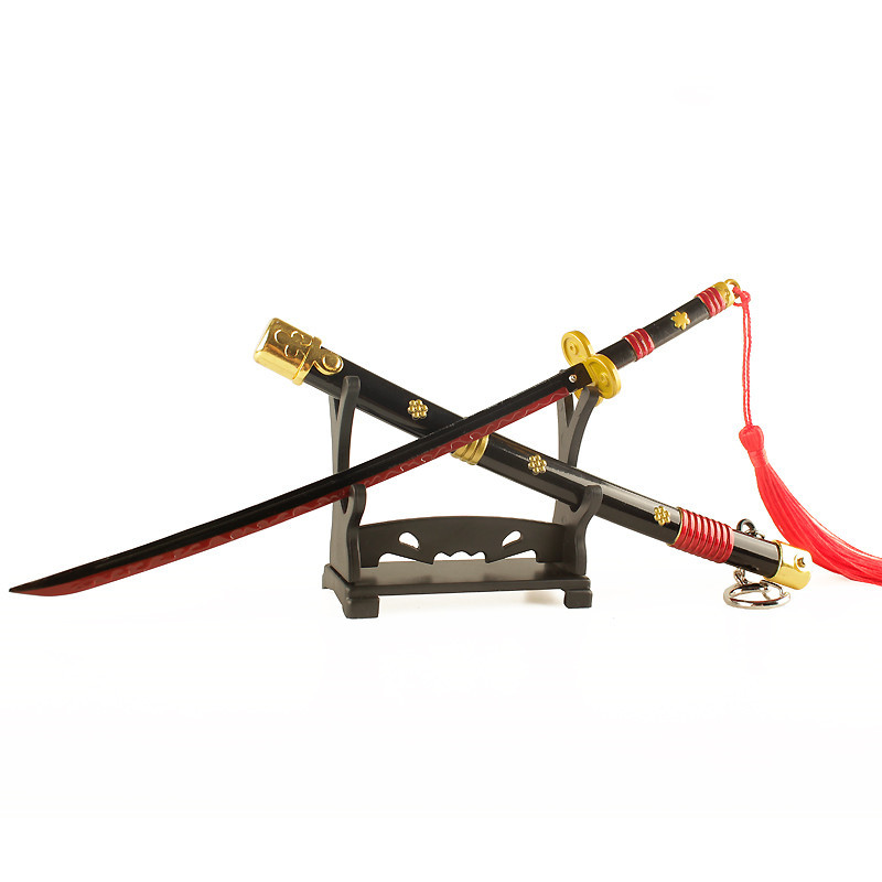 海贼王游戏周边索隆新刀阎魔武器模型全金属工艺品摆件