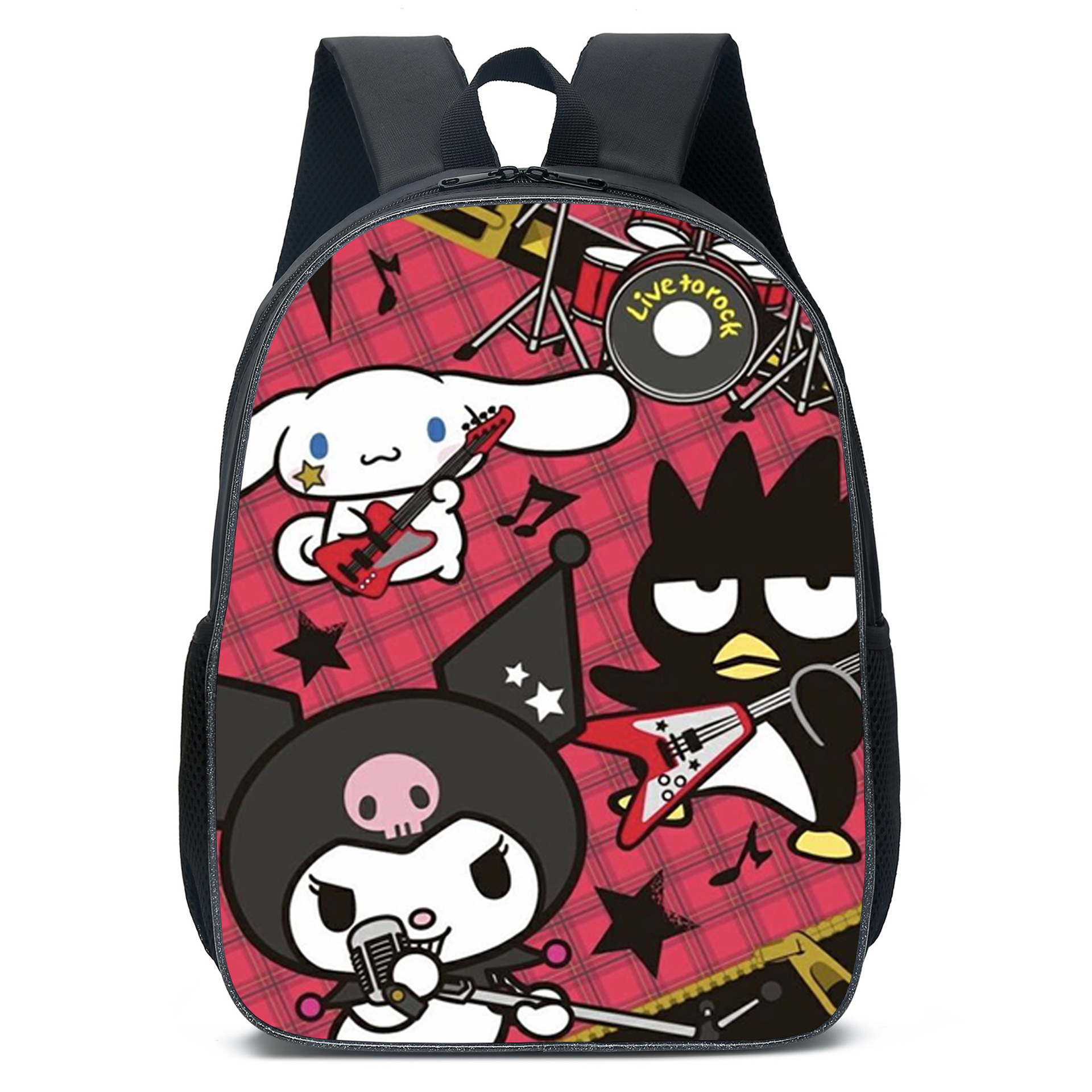 New Cartoon Clow M Kuromi Anime Cinnamoroll Babycinnamoroll KT Primary School Student Schoolbag Children Cartoon Backpack Backpack