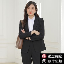 创意款2022秋季御姐风私服名媛女装涤纶POLO领宽松型小西装