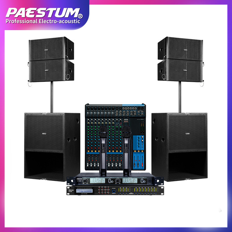 单10寸有源钕磁线阵大型户外婚庆演出舞台专业音响酒吧音箱套装