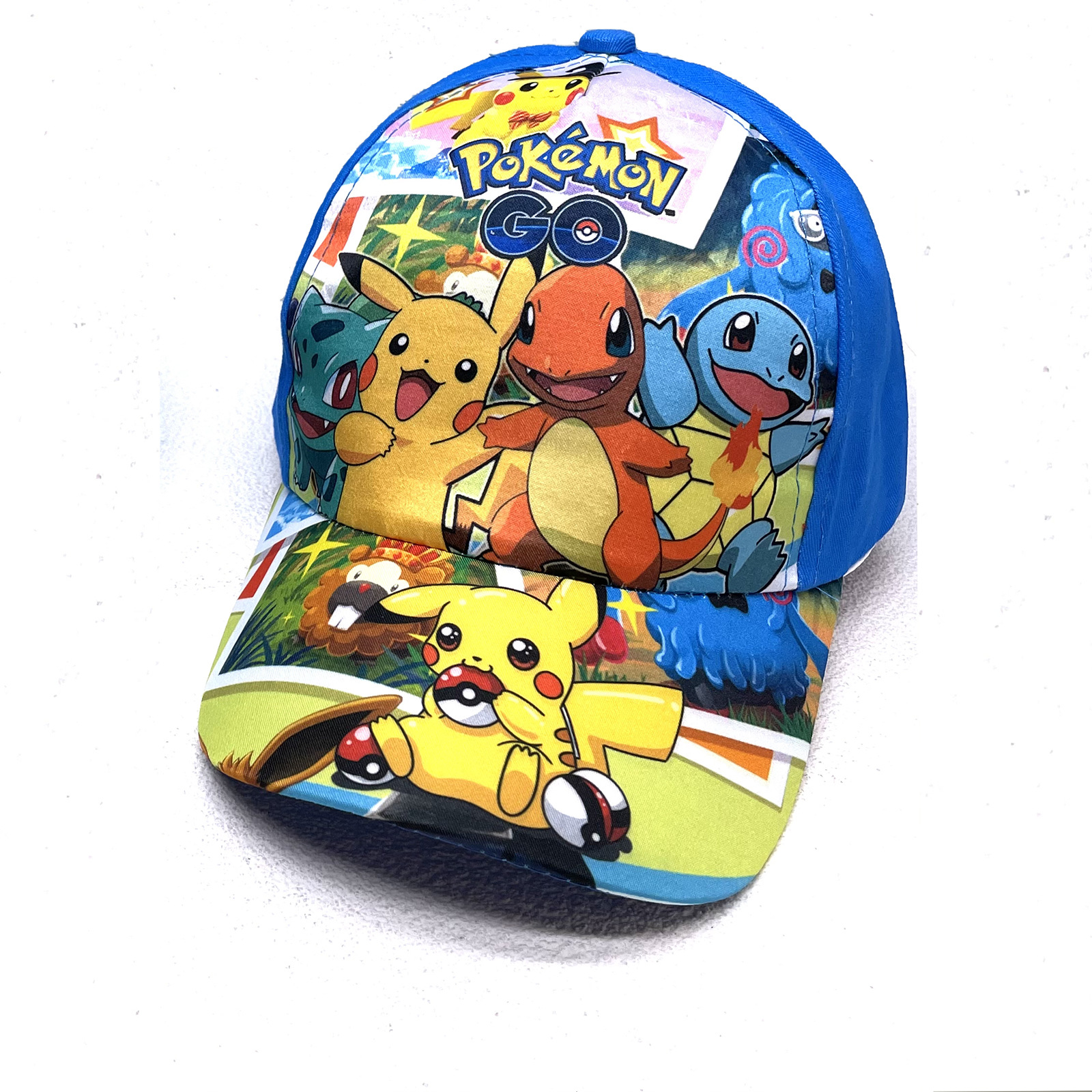 Pokemon Pokemon Baseball Cap Pikachu Children Hat Peaked Cap Pocket Monster Anime Sun Hat