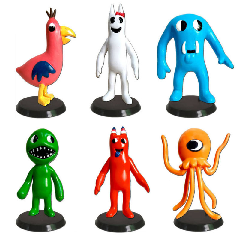 Cross-Border New Class Garden Class Figurine Garage Kits Kindergarten Game Monster Toys Puppet Model Cake Ornaments