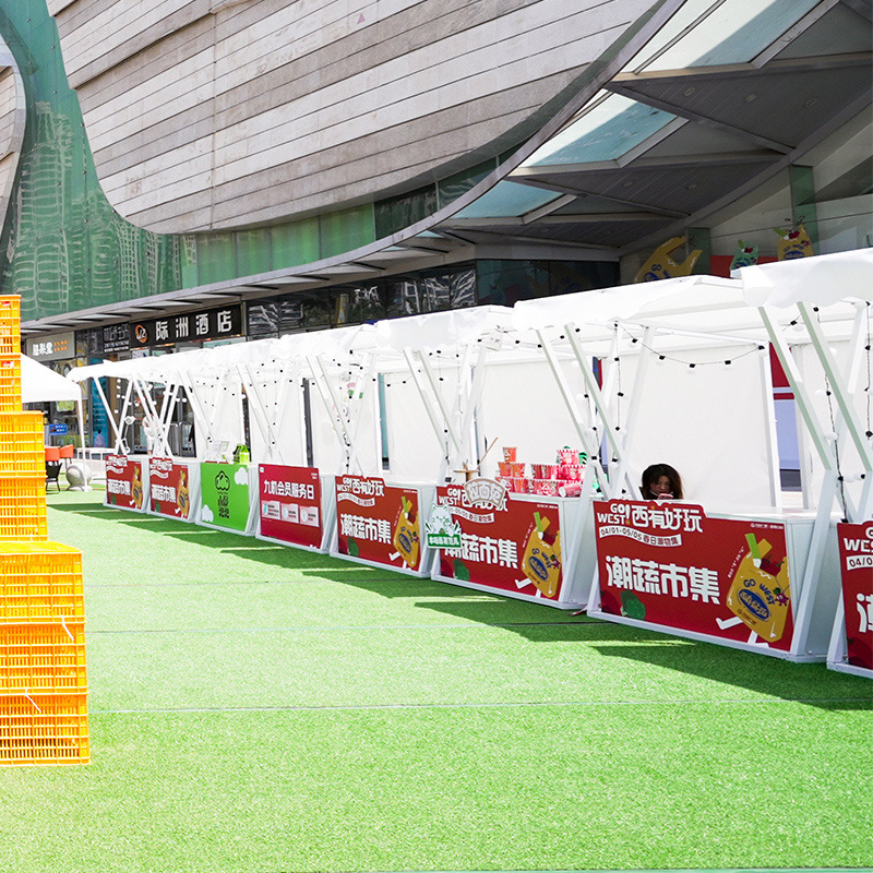 集市摆摊货架商场户外棚活动展示架网红移动摊位促销花车售卖货台