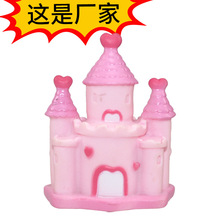 城堡蛋糕摆件梦幻童话少女心王子公主搪胶儿童玩具创意生日烘焙品