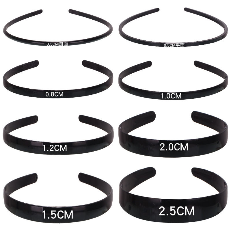 Handmade Teacher Push Black Hair Hoop Female Wholesale Cloth Wrapper Twisted Stick Headband Diy Mother's Day Headband Balloon Hair