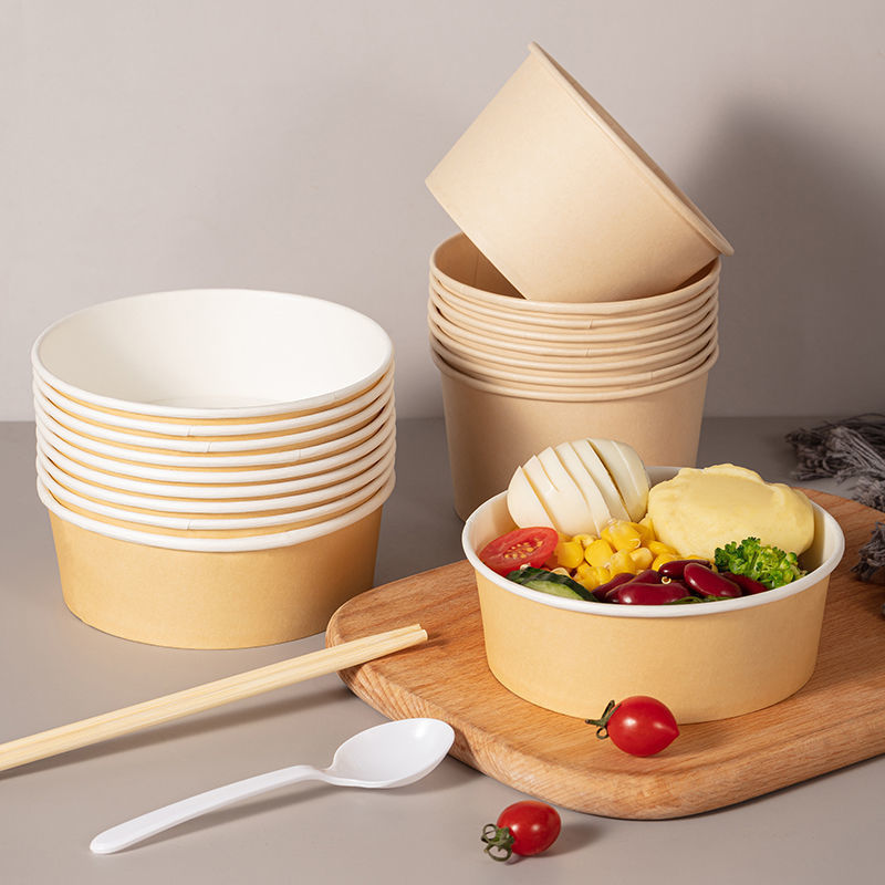 75成交7件相似一次性纸碗厂家加厚纯木浆沙拉碗21 2