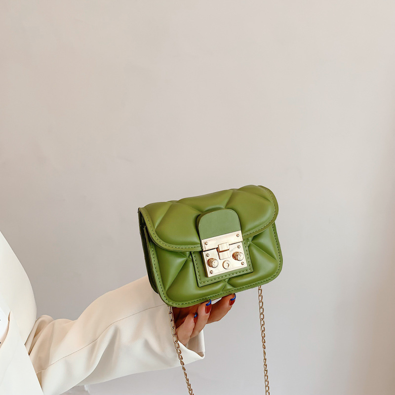 2023 New High-Grade Mini Rhombus Chain Small Bag Women's Korean-Style Fashion Messenger Bag Niche Exquisite Shoulder Bag