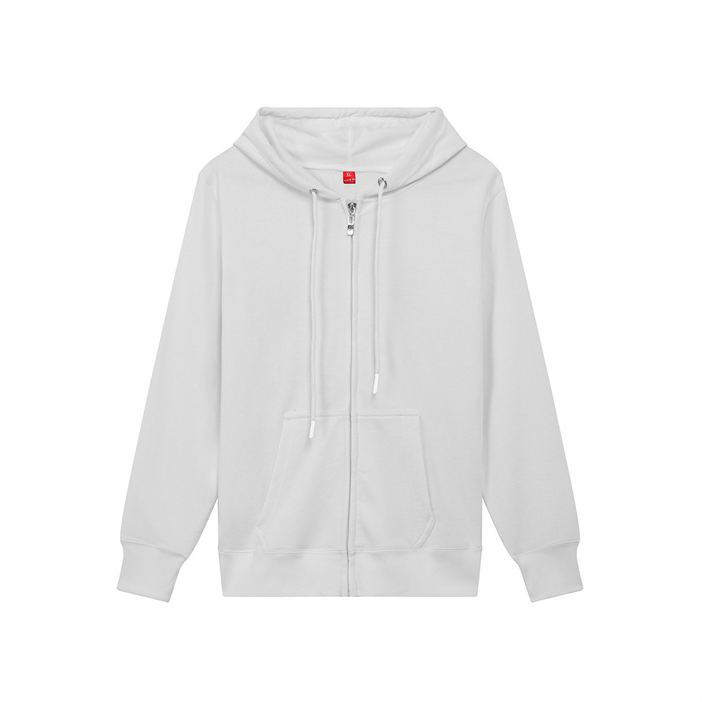 秋冬新款 280克精梳毛圈布连帽拉链卫衣男 潮牌长袖印字 宁波仓