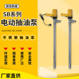 防爆电动抽油泵抽液泵 220V油桶泵抽油器 SB-3手提式电动抽油机