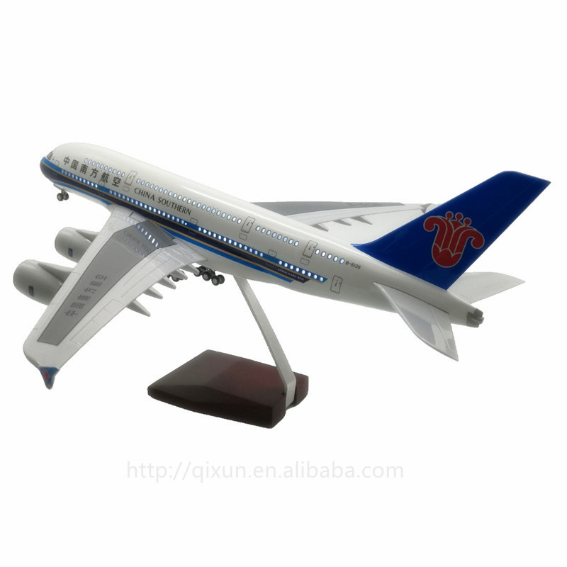中国南方航空scale 1:200 37cm led a380 china southern飞机模型