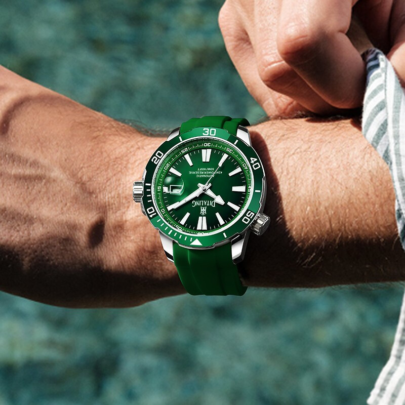 迪塔手表 德国品牌全自动防水机械表绿水鬼支持定制贴牌批量加工