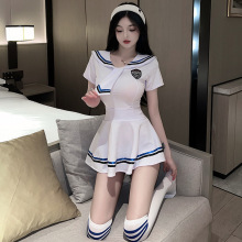 夜酥情趣内衣性感制服诱惑学生装诱惑女仆表演服水手服女一件代发