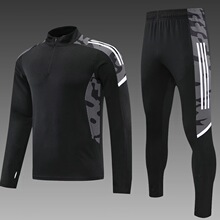 秋冬季长袖足球训练运动服男士足球服跑步运动套装外套卫衣出场服