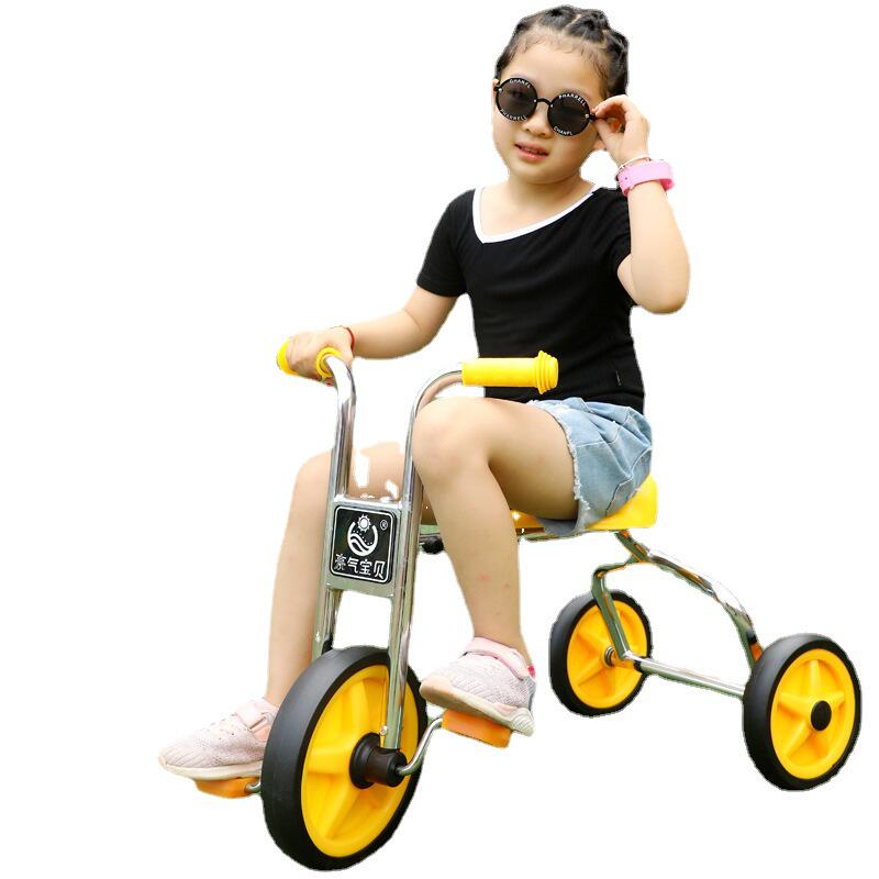 幼儿园儿童三轮车室外脚蹬防侧翻单人1-6岁宝宝娱乐健身玩具车