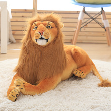 仿真狮子公仔儿童毛绒玩具布娃娃玩偶沙发客厅摆件趴姿狮子礼物