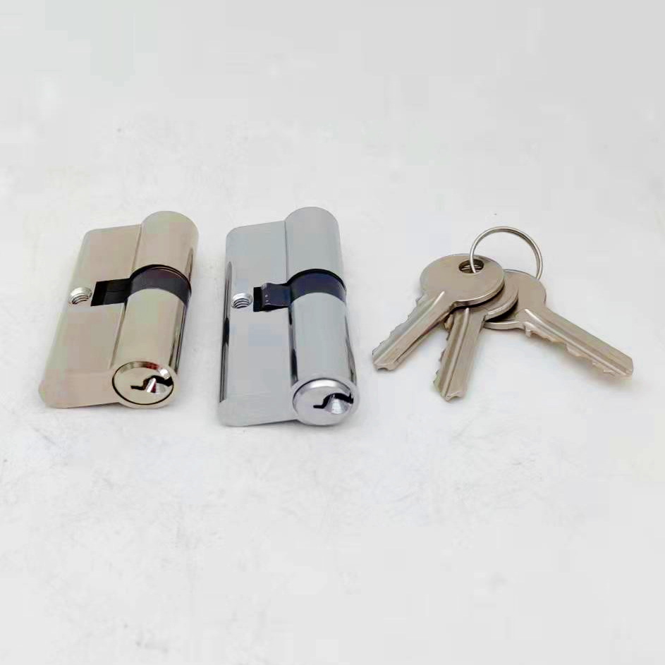工厂直供全铜欧标大70葫芦形双开s槽锁芯批发不同颜色可按需定