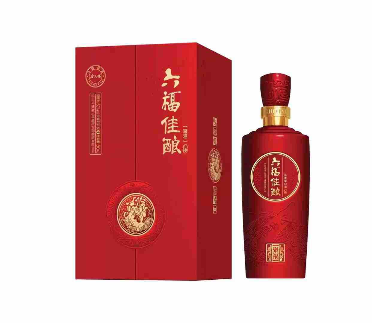 金六  福 六福  佳酿 50度浓香型白酒 整箱6瓶纯粮食白酒