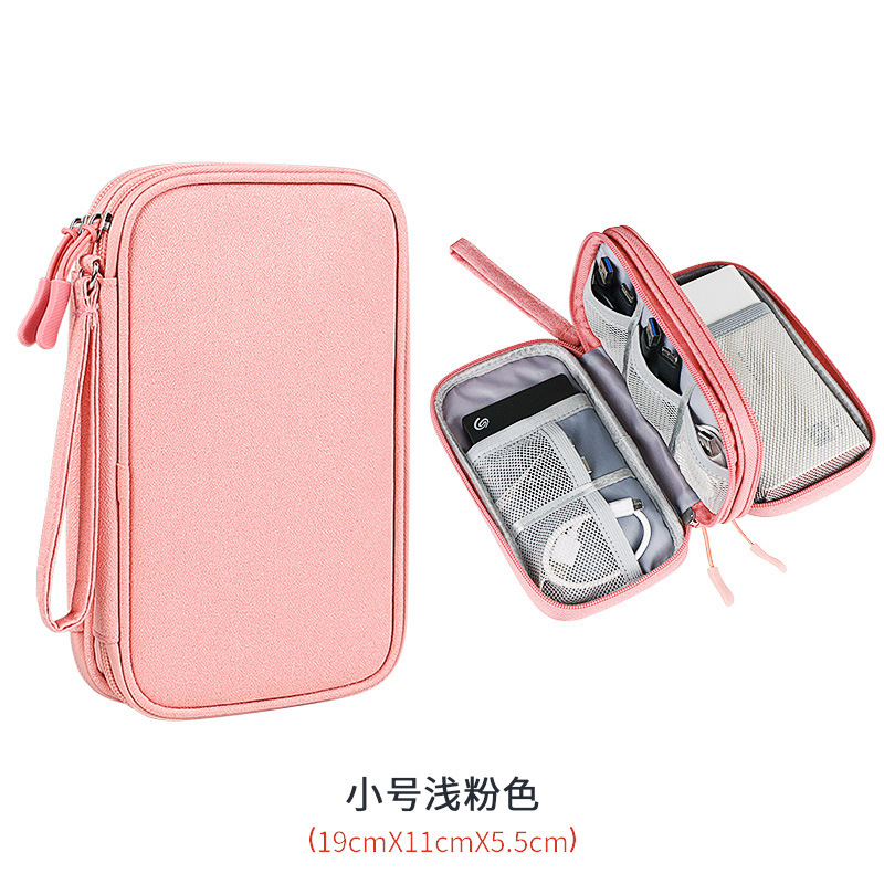 Digital Accessories Storage Bag Multi-Layer Power Supply Hard Disk Protection Covers Power Bank U Disk Shield Earphone Dustproof Data Cable