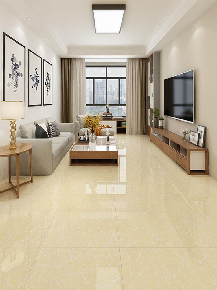 灰色瓷砖地砖800x800客厅亮光防滑地板砖600x600玻化砖卧室抛光砖