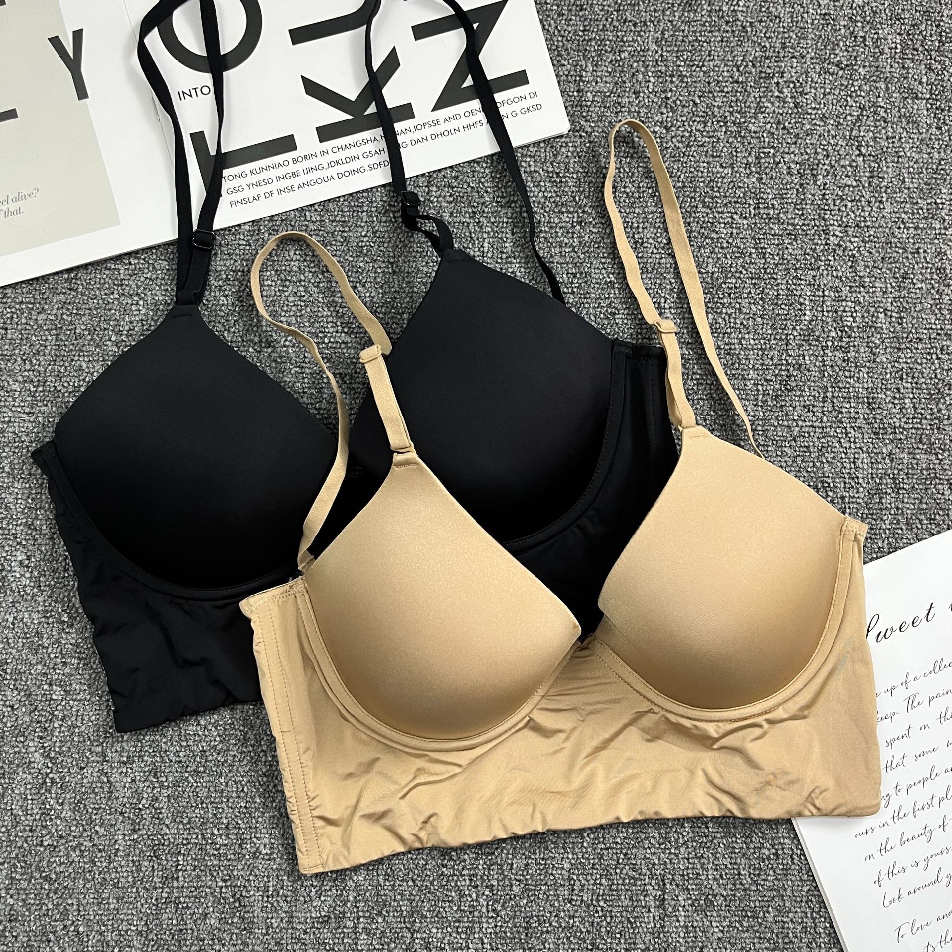 文胸新款法式性感刺绣聚拢内衣 钢圈上托定型杯外贸文胸