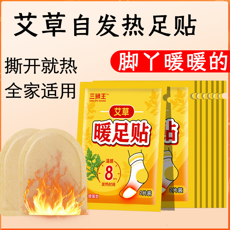 冬季保暖自热鞋垫防寒暖脚发热足贴男女用暖脚贴艾叶生姜配方热帖