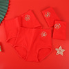 wholesale Year of fate Large Underwear lady Bright red pure cotton Paige The abdomen Hip Underwear girl Triangle pants