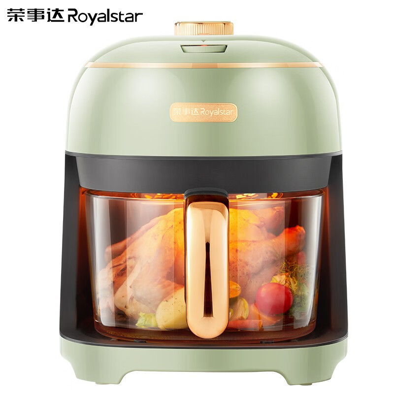 荣事达可视空气炸锅玻璃内胆家用炸薯条机电炸锅rs-af12p-阿里巴巴