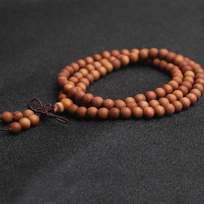 芭比檀香手串女文玩佛珠多圈手链创意念珠首饰檀香木文艺饰品批发