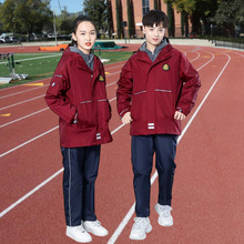 上海市松江中学生冬季校服冲锋衣六中四中九亭二中 全新当天发货