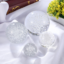 透明水晶气泡球客厅办公桌精致水晶工艺品家居桌面摆件水晶饰品