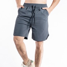 24新款男士运动休闲短裤5分裤纯色速干弹性轻薄耐磨健身撸铁跑步