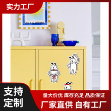 呆比狗汽车贴纸冰箱贴磁贴划痕贴可爱卡通装饰贴