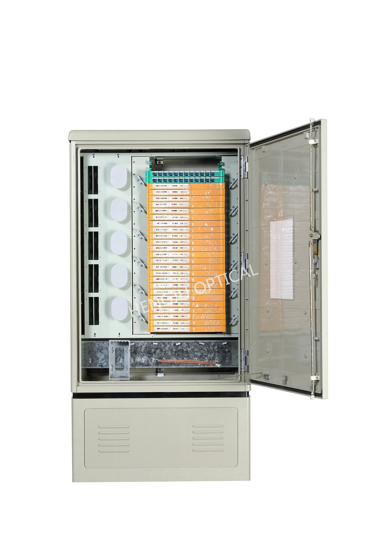 落地式288芯smc光缆交接箱免跳盒式光分路器型户外光交