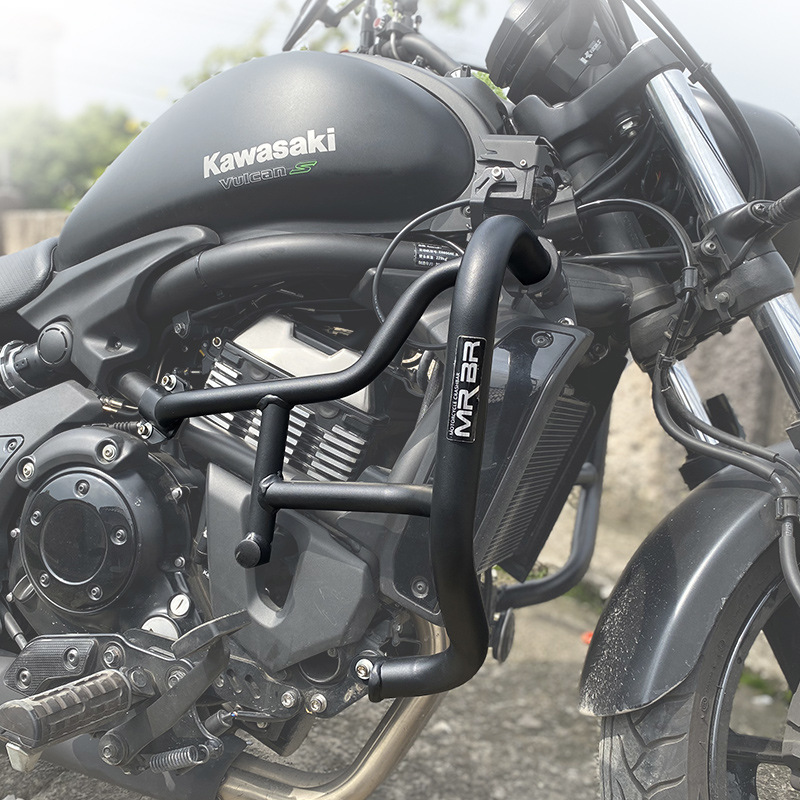 mrbr适配川崎vulcans小火神650巡航护杠防摔保险杠尾架靠背改装件