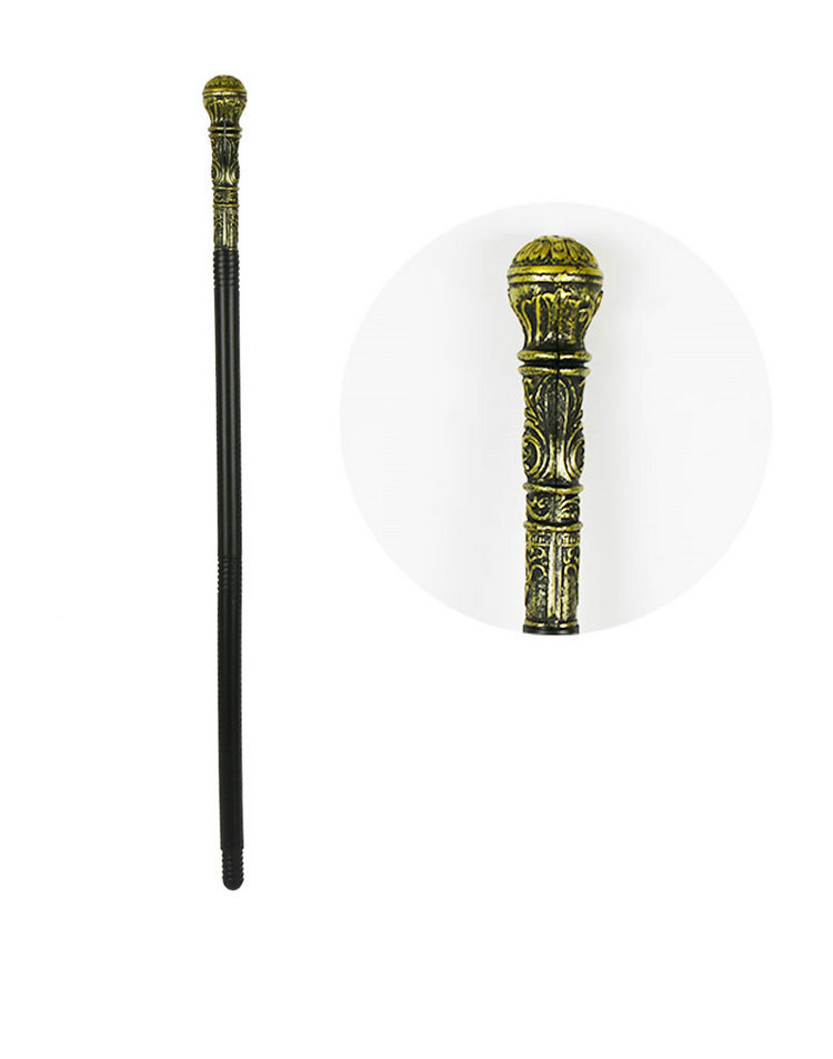 万圣节法老蛇形权杖派对装扮道具权杖埃及国王眼镜蛇头权杖骷髅头