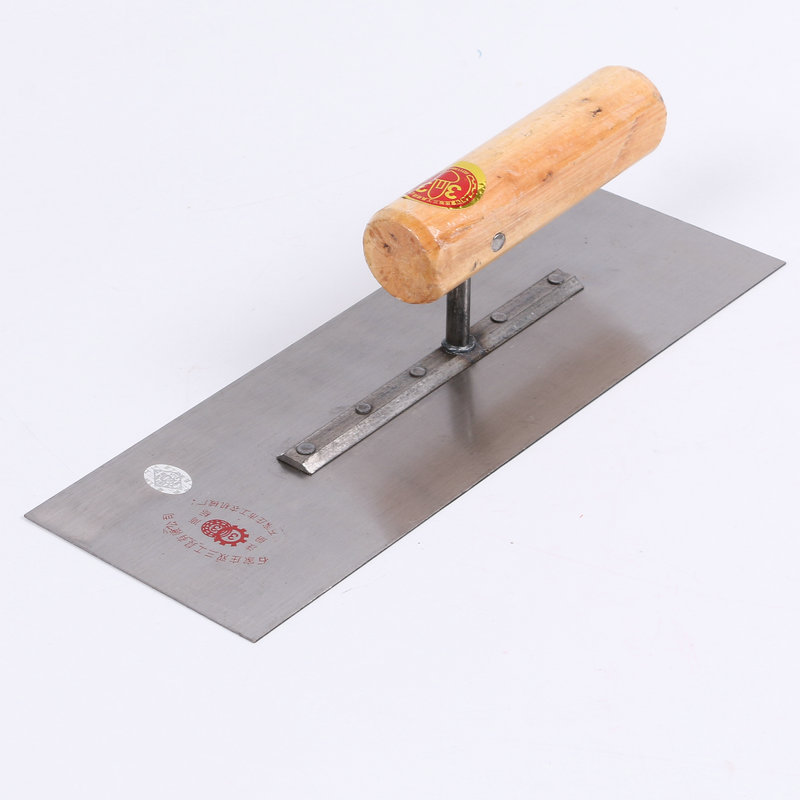 双三铁抹子 建筑工地泥板 匠作工具 泥瓦平抹子