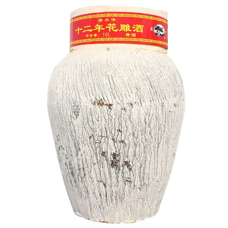 黄酒 绍兴原酒 原浆十二年陈 老酒大坛装 传统半干花加饭酒20斤