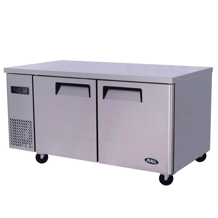 atosa三门冷冻柜ypl9147商用平台冷柜不锈钢18米操作台冰箱