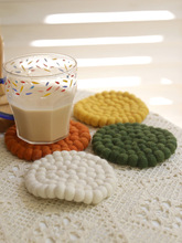 四季系列羊毛毡杯垫餐垫ins风可爱隔热垫创意礼品伴手礼居家陈列