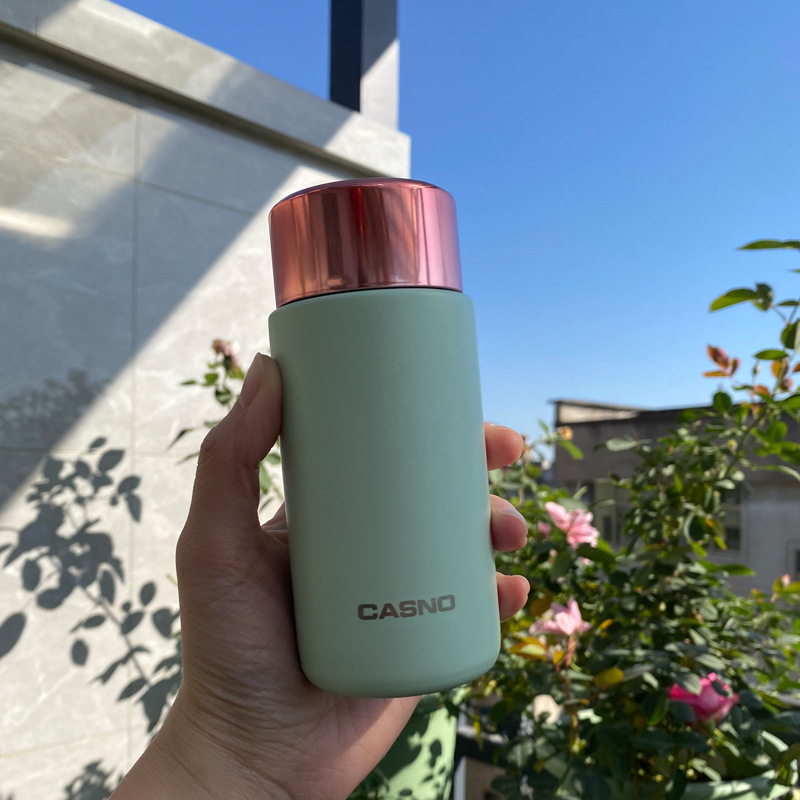 Cassino Mini Thermal Mug Female 316 Stainless Steel Portable and Simple Small Pocket Small Capacity Cup 230ml