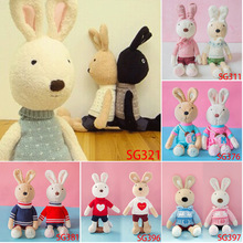 1原厂直销砂糖兔子毛绒玩具儿童节公仔卡通布娃娃玩偶抱枕礼物