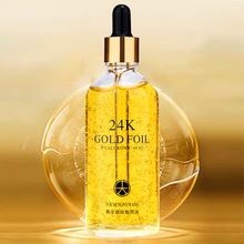24k黄金精华液 收缩毛孔抗皱大瓶装100ml批发补水保湿玻尿酸原液