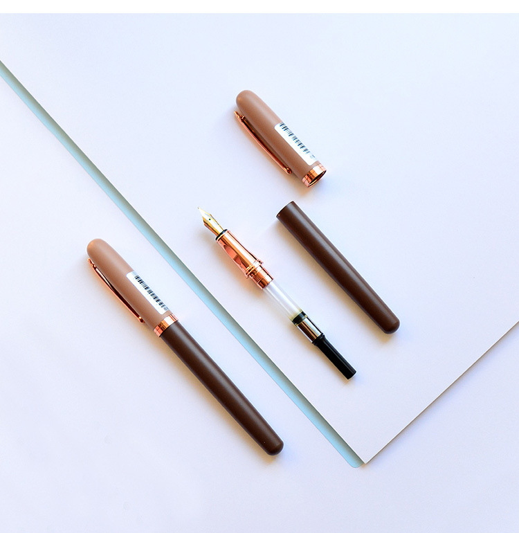 烂笔头796莫兰迪色钢笔批发学生用矫姿财会商务练字钢笔学习文具