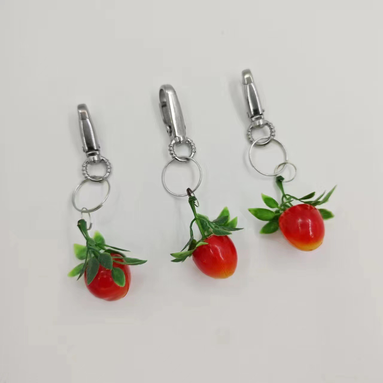 仿真小苹果款钥匙扣 1元小商品批发-阿里巴巴