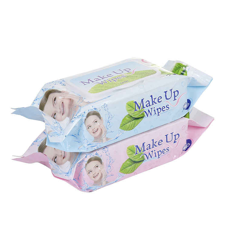 Adult Mint Wipes 80 Pieces Skin-Friendly Wet Lock Wet Tissue Cleaning Wipe Portable Tissue Family Pack