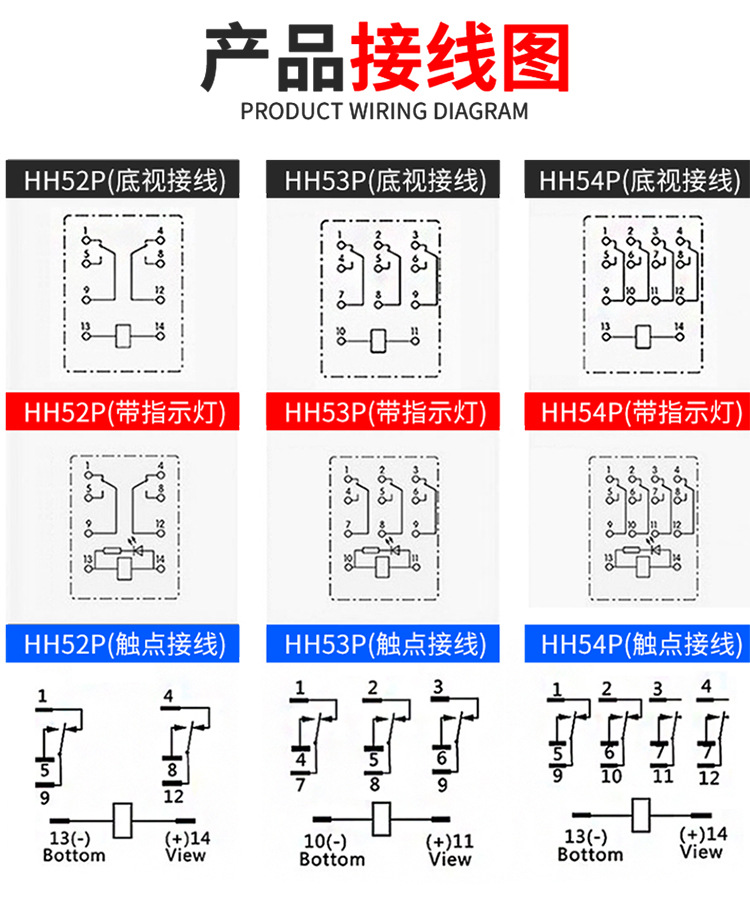 厂家 电磁继电器 小型电磁中间继电器hh52p[ my2nj] 8脚