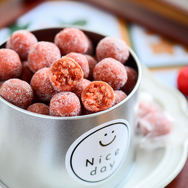 兔姨家山楂零食雪丽山楂球独立包装山楂零食山楂糕240克网红罐装