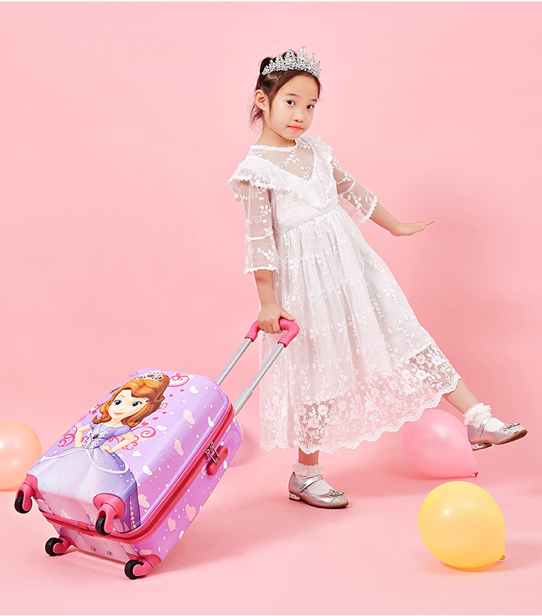 儿童行李箱女童拉杆箱子男孩小孩女孩小学生可爱旅行箱宝宝小型16